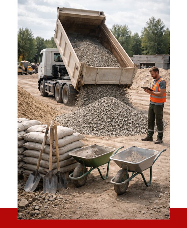 Доставка нерудных материалов в Петропавловске-Камчатском от 1243 руб. | ПРОНЕРУДПтк