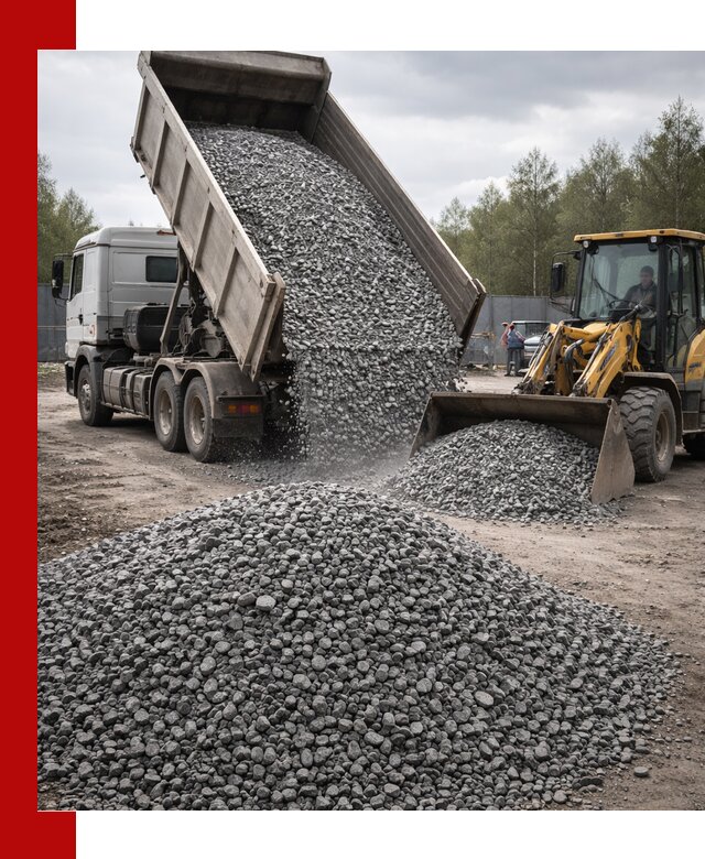 Доставка и продажа щебня гранитного в Петропавловске-Камчатском