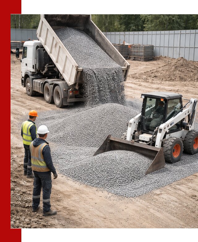 Доставка и продажа гранитного щебня фракции 0-5 в Петропавловске-Камчатском