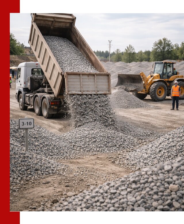 Гранитный щебень фракции 3–10: доставка и продажа в Петропавловске-Камчатском