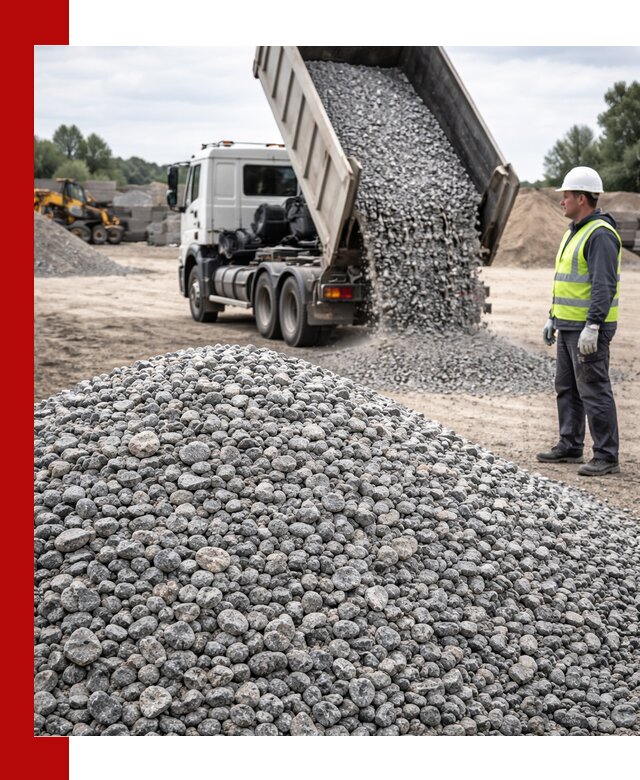 Доставка и продажа гранитного щебня фракции 5-20 в Петропавловске-Камчатском