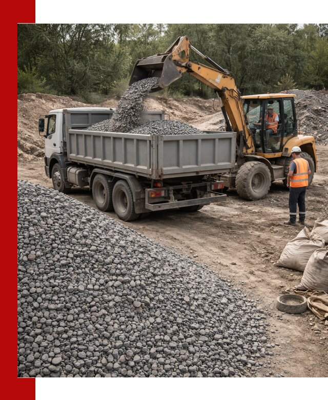 Доставка гравийного щебня в Петропавловске-Камчатском оптом и в розницу