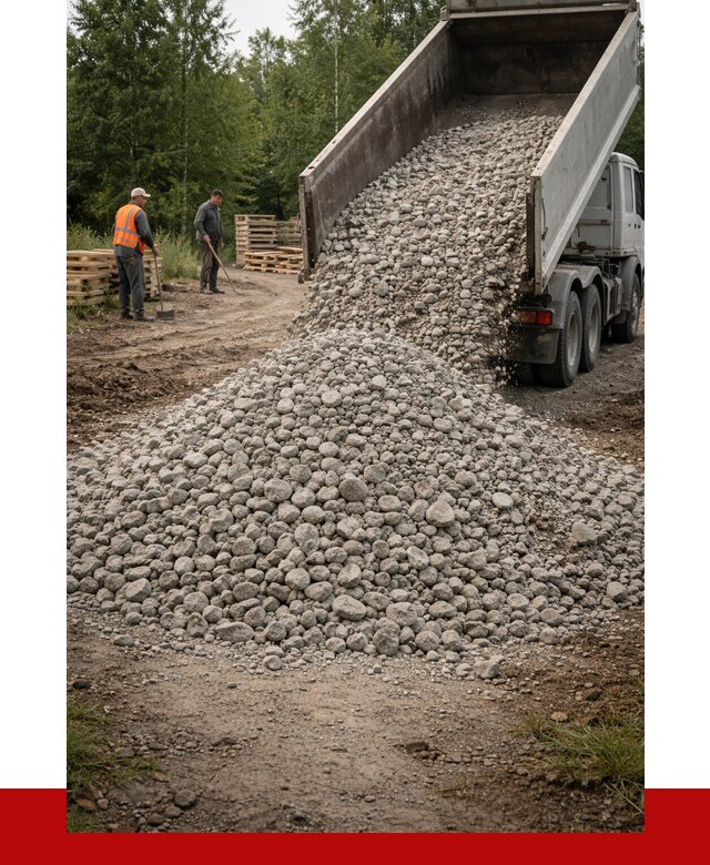 гравийный щебень фракция 70-120 в Петропавловске-Камчатском от 2538 р. ПРОНЕРУДПтк