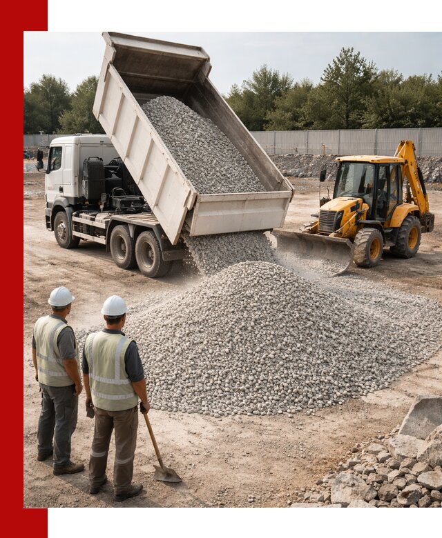 Купить известняковый щебень фракции 5–10 мм с доставкой в Петропавловске-Камчатском