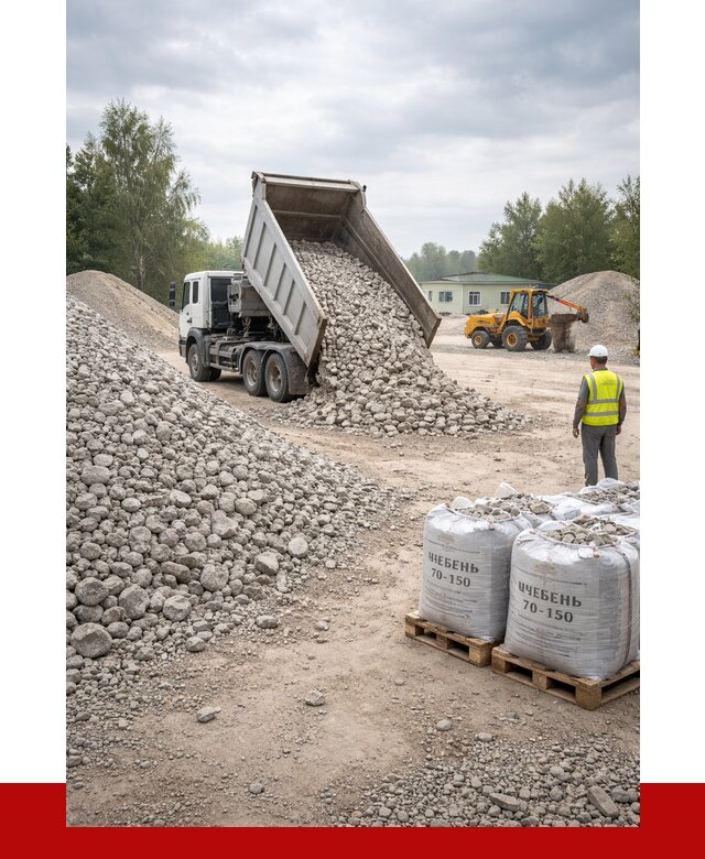 Известняковый щебень фракция 70-150 в Петропавловске-Камчатском от 1295 р. | ПРОНЕРУДПтк