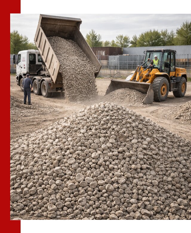 Доломитовый щебень фракции 20–41 с доставкой в Петропавловске-Камчатском