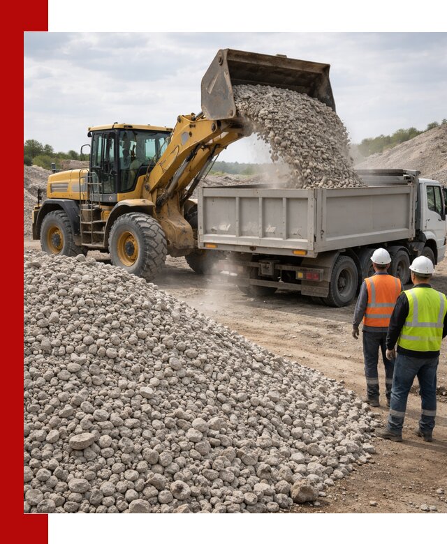 Доломитовый щебень фракция 40–71 доставка и продажа в Петропавловске-Камчатском