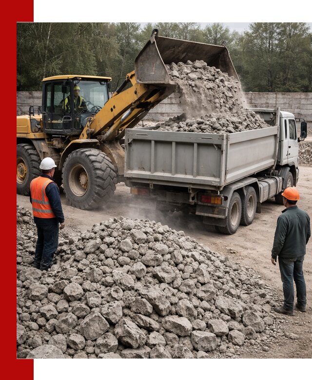 Вторичный щебень фракция 70–150 в Петропавловске-Камчатском с доставкой