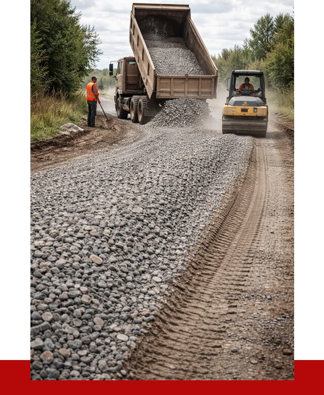 Щебень для отсыпки дороги в Петропавловске-Камчатском от 2797 р. ПРОНЕРУДПтк