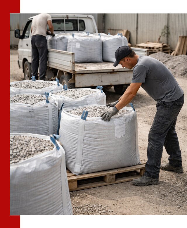 Доставка щебня в мешках по выгодным ценам в Петропавловске-Камчатском