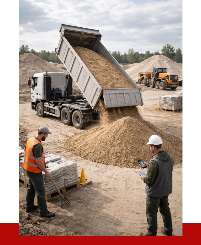 Карьерный песок с доставкой в Петропавловске-Камчатском от 3730 р. ПРОНЕРУДПтк