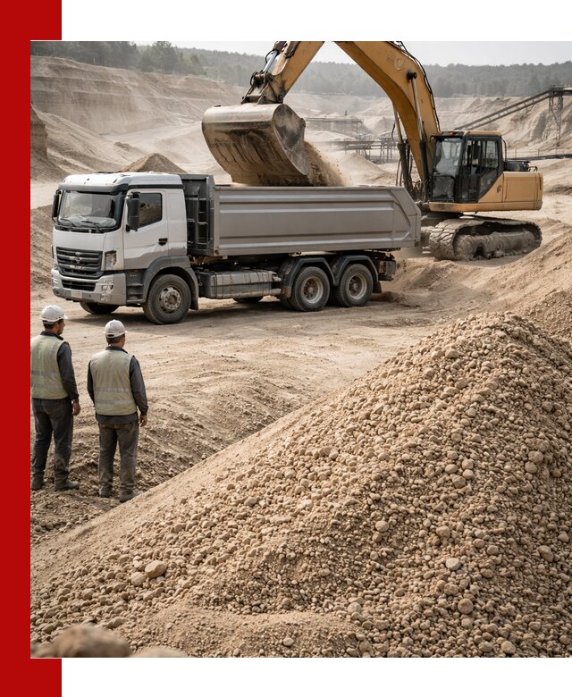 Карьерный крупнозернистый песок с доставкой в Петропавловске-Камчатском