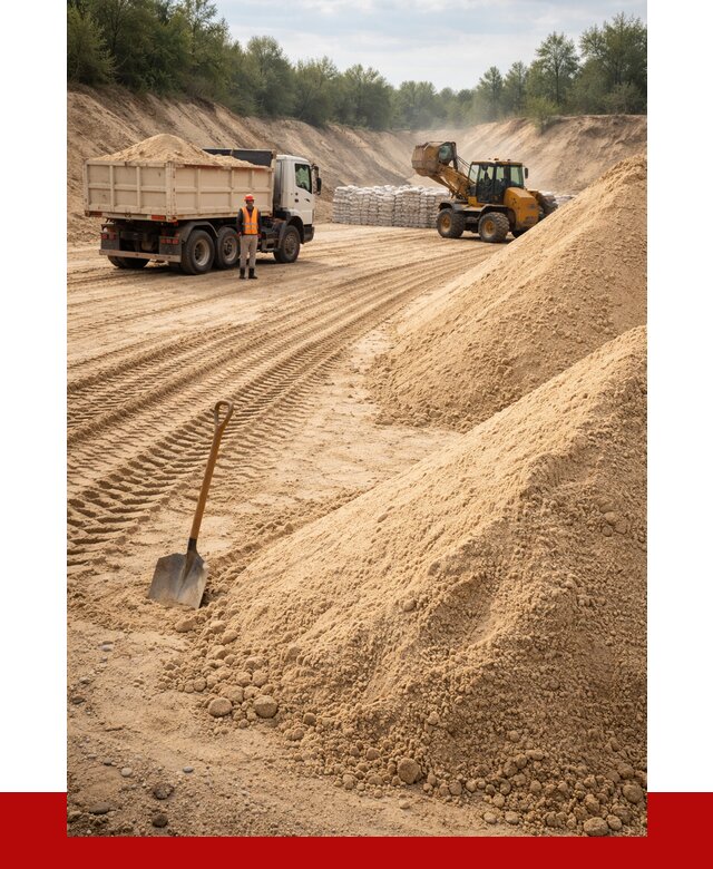 Карьерный песок мелкозернистый в Петропавловске-Камчатском от 9325 р. | ПРОНЕРУДПтк