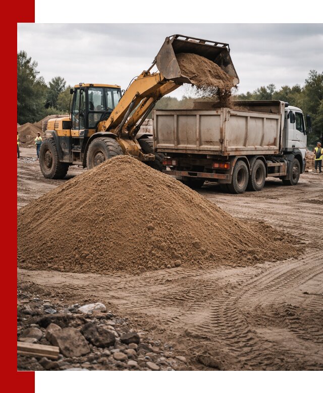 Доставка речного песка навалом в Петропавловске-Камчатском быстро и выгодно