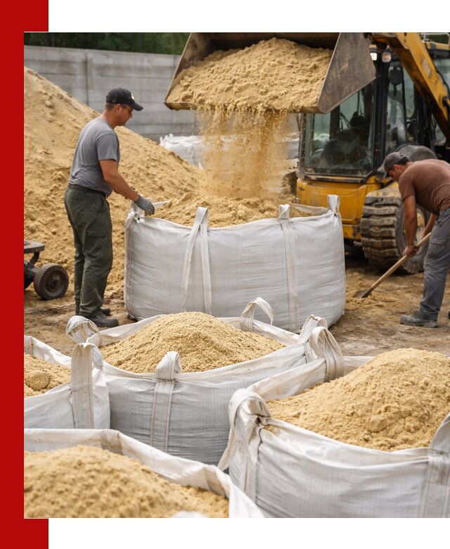 Поставка качественного песка для кладки в Петропавловске-Камчатском