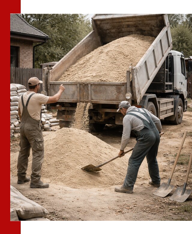 Песок для штукатурки с доставкой в Петропавловске-Камчатском качественный и чистый
