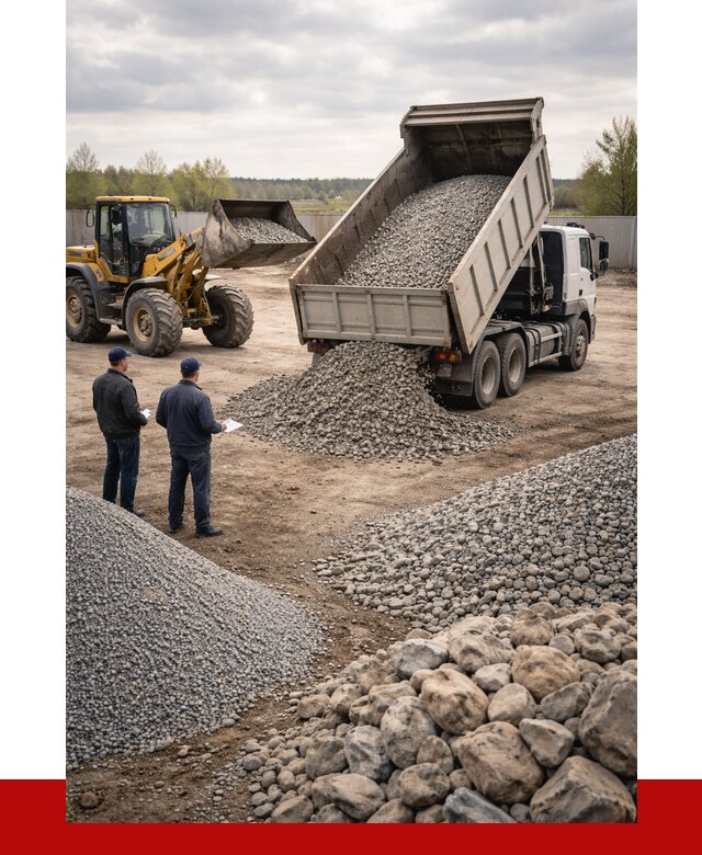 Гравий и камень с доставкой в Петропавловске-Камчатском от 4352 р. - ПРОНЕРУДПтк