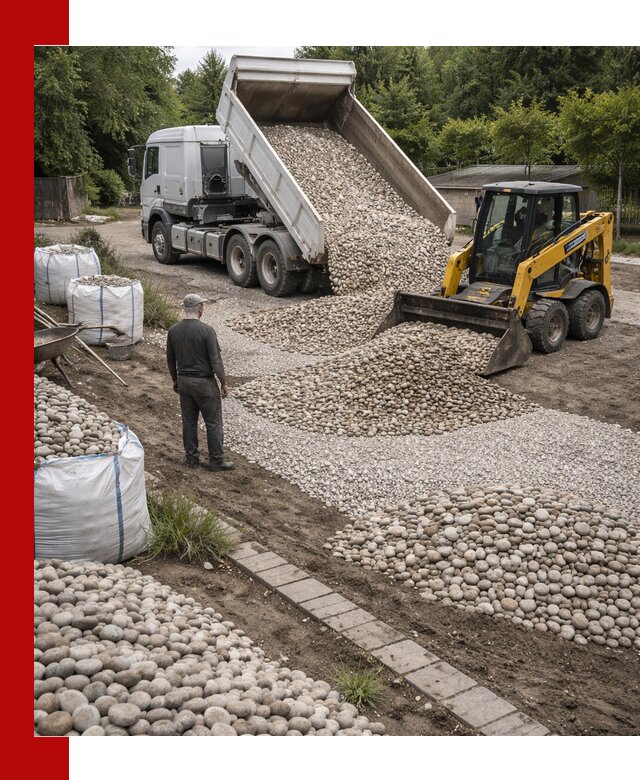 Доставка морской гальки оптом и в розницу в Петропавловске-Камчатском