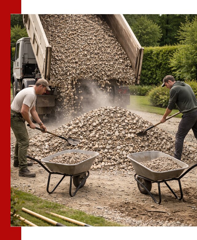 Доставка и продажа декоративной гальки в Петропавловске-Камчатском