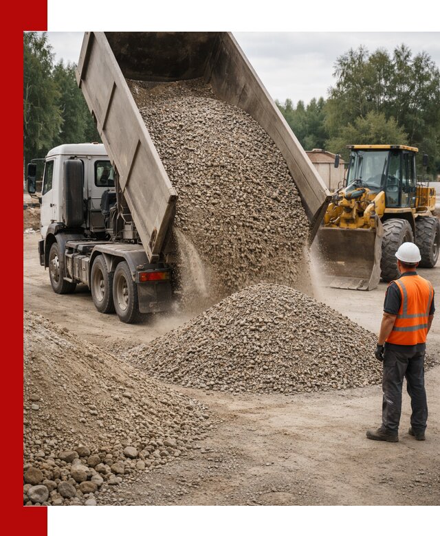 Доставка щпс в Петропавловске-Камчатском — щебеночно-песчаная смесь под заборы и дорожки