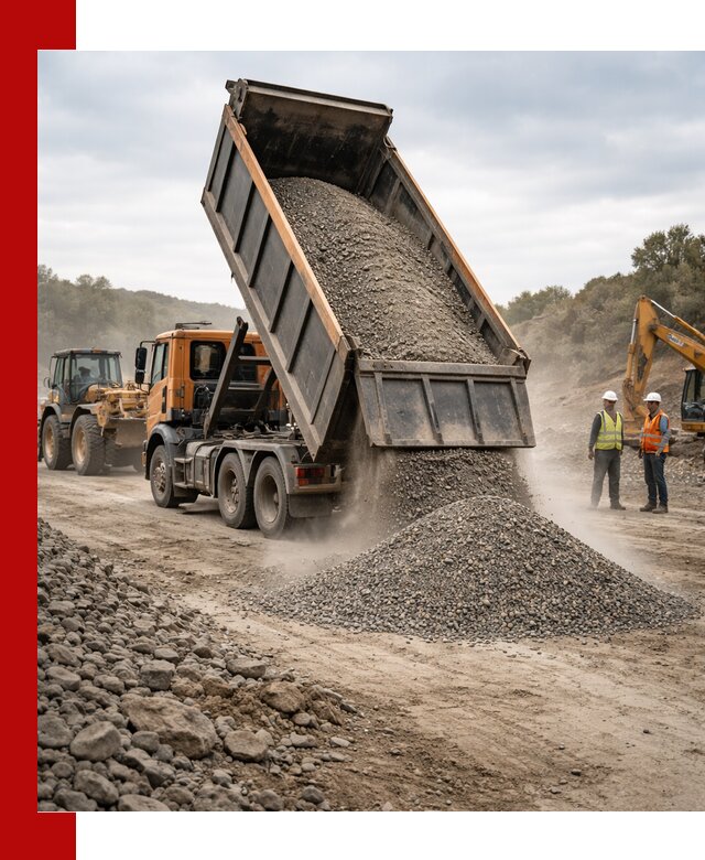 Щебёночно-песчаная смесь ЩПС С1 с доставкой в Петропавловске-Камчатском