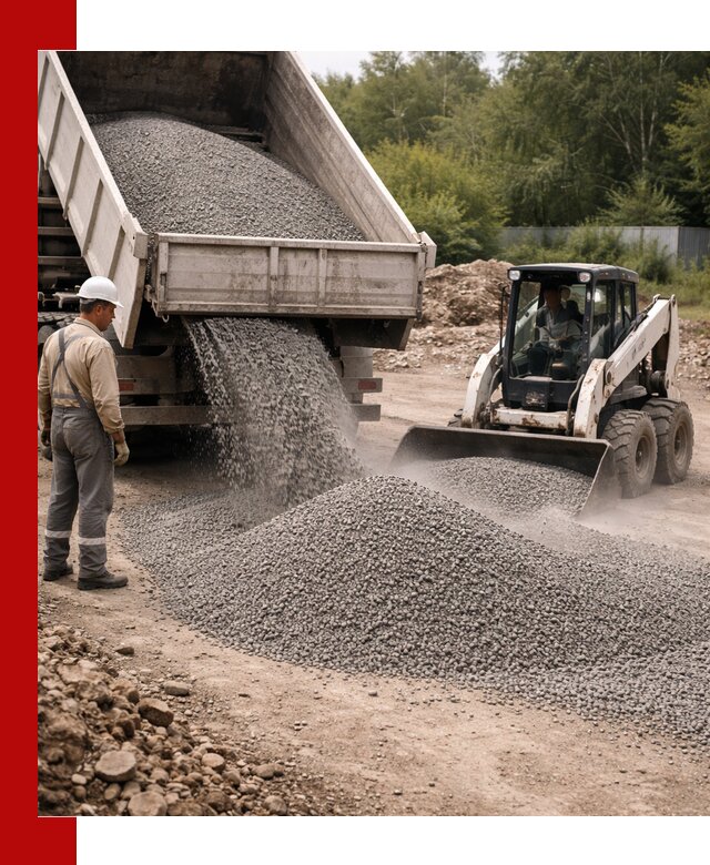 Доставка гравийного отсева 0-5 в Петропавловске-Камчатском оптом и в розницу