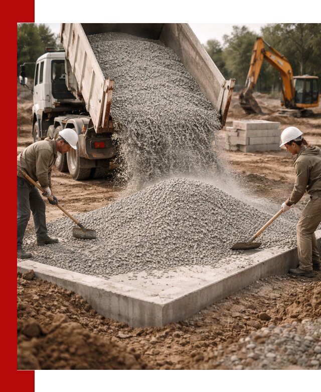 Доставка и продажа отсева для бетона в Петропавловске-Камчатском