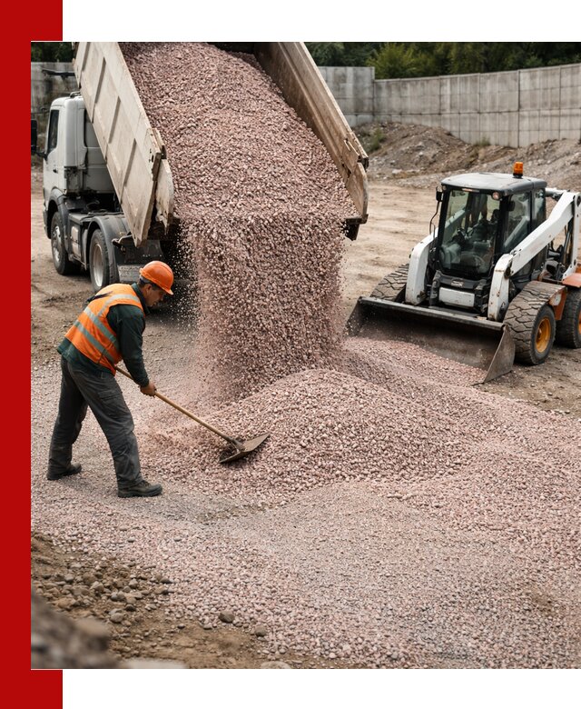 Крошка розовый гранит с доставкой в Петропавловске-Камчатском от производителя