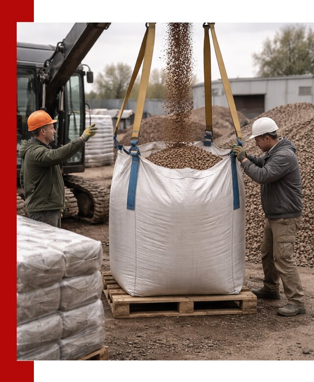 Керамзит в биг-бегах с доставкой в Петропавловске-Камчатском