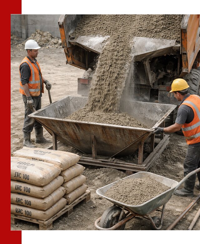 Доставка цементно-песчаной смеси М100 в Петропавловске-Камчатском