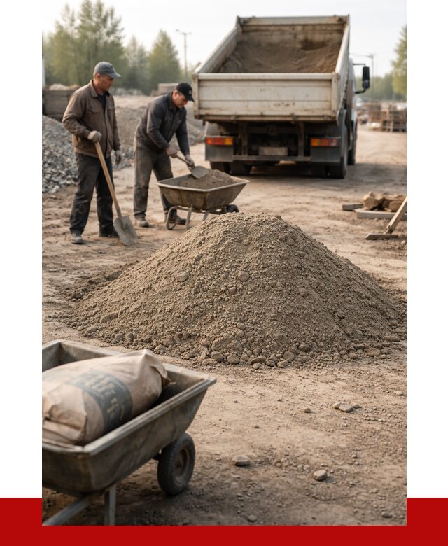 Цементно-песчаная смесь М150 в Петропавловске-Камчатском от 4870 р. | ПРОНЕРУДПтк