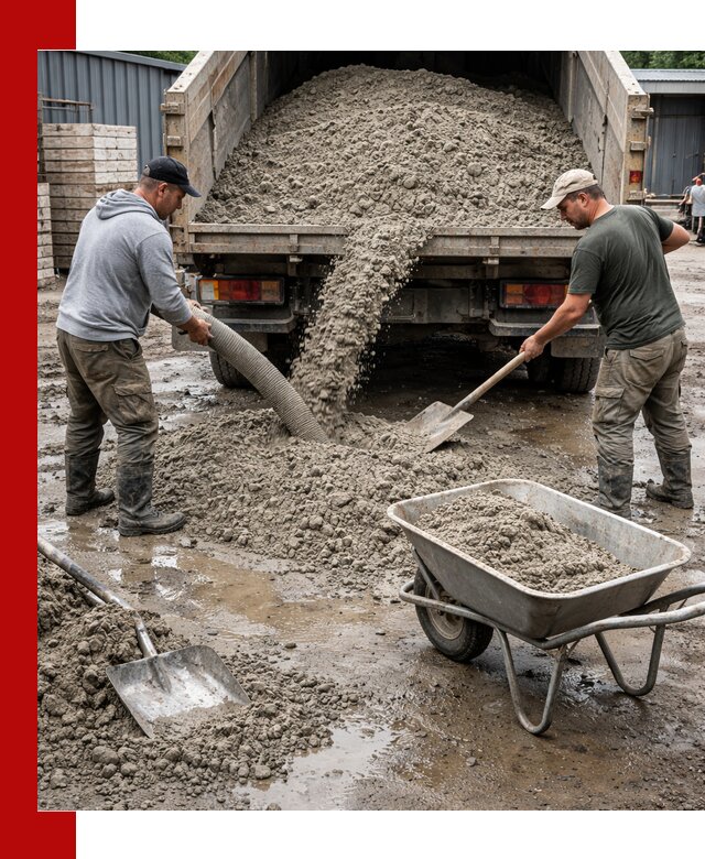 Цементно-песчаная смесь М150 доставка в Петропавловске-Камчатском