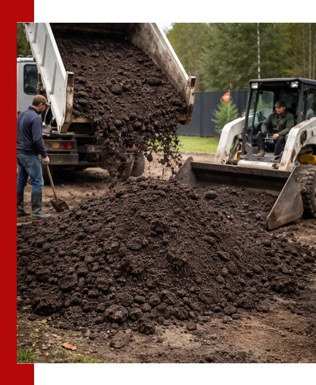 Плодородный грунт с доставкой в Петропавловске-Камчатском для садов и огородов