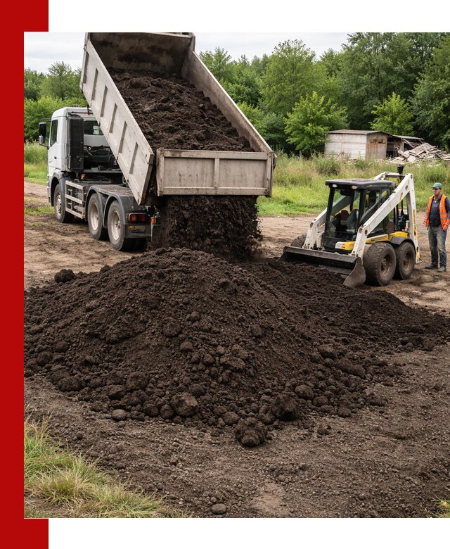 Поставка плодородной земли с доставкой самосвалом в Петропавловске-Камчатском