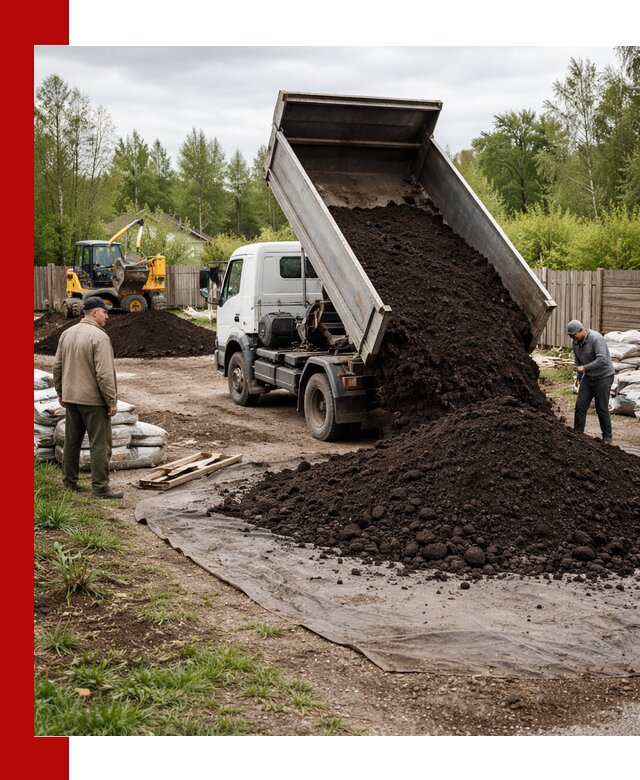 Доставка качественного почвогрунта в Петропавловске-Камчатском оптом и в розницу