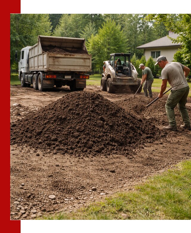 Доставка и укладка грунта для газона в Петропавловске-Камчатском
