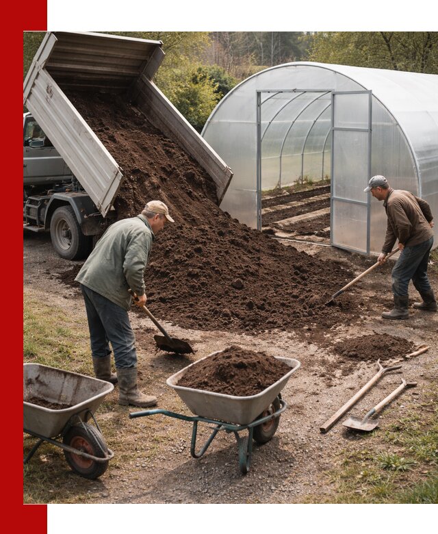 Грунт для теплицы с доставкой в Петропавловске-Камчатском — плодородный субстрат под растения