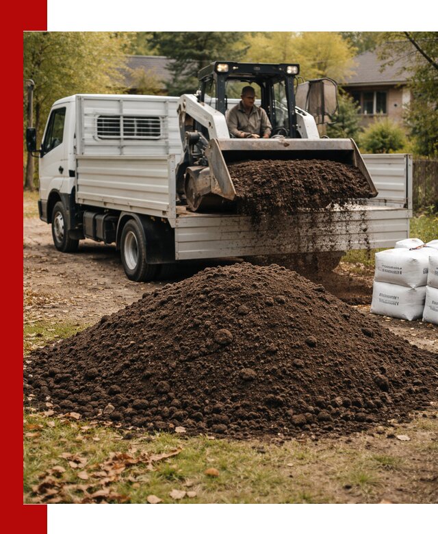 Доставка садовой земли в больших объёмах в Петропавловске-Камчатском
