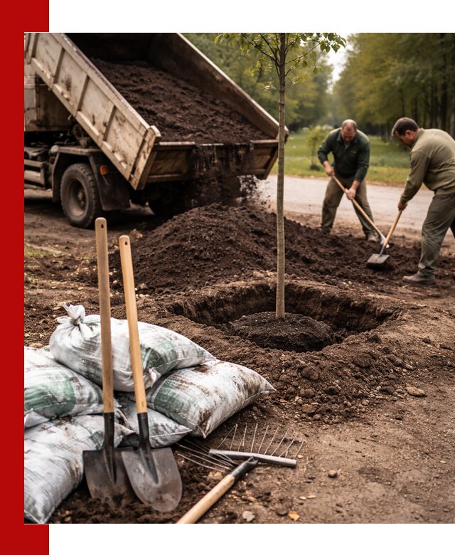 Грунт для посадки деревьев в Петропавловске-Камчатском — доставка и подготовка почвы