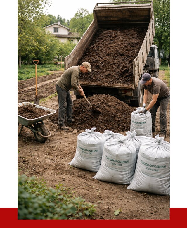 Плодородная смесь в Петропавловске-Камчатском от 4352 р./куб с доставкой | ПРОНЕРУДПтк