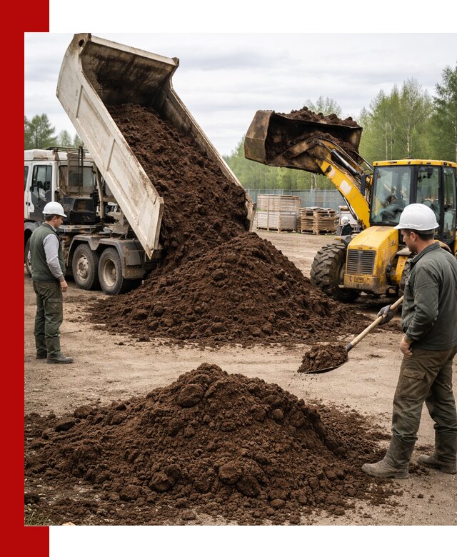 Доставка торфа оптом и в мешках в Петропавловске-Камчатском