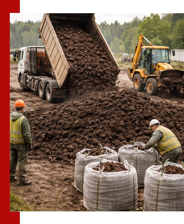 Доставка нейтрального торфа в Петропавловске-Камчатском оптом и в розницу
