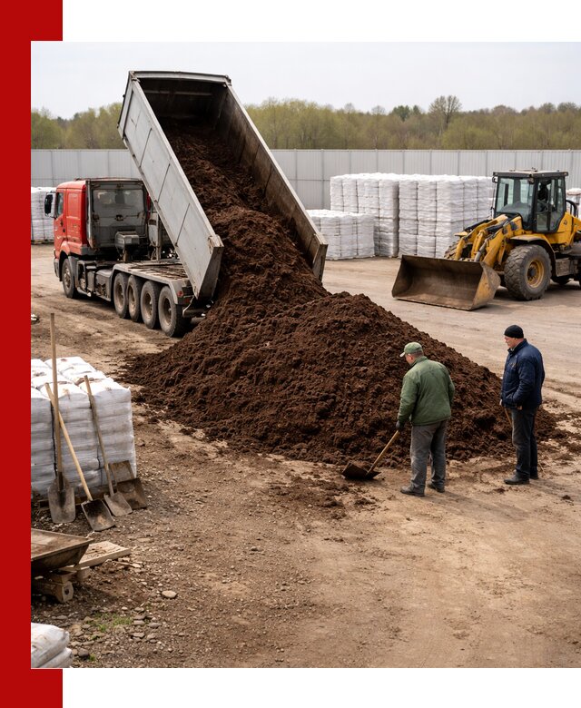 Доставка торфяных смесей оптом и в розницу в Петропавловске-Камчатском