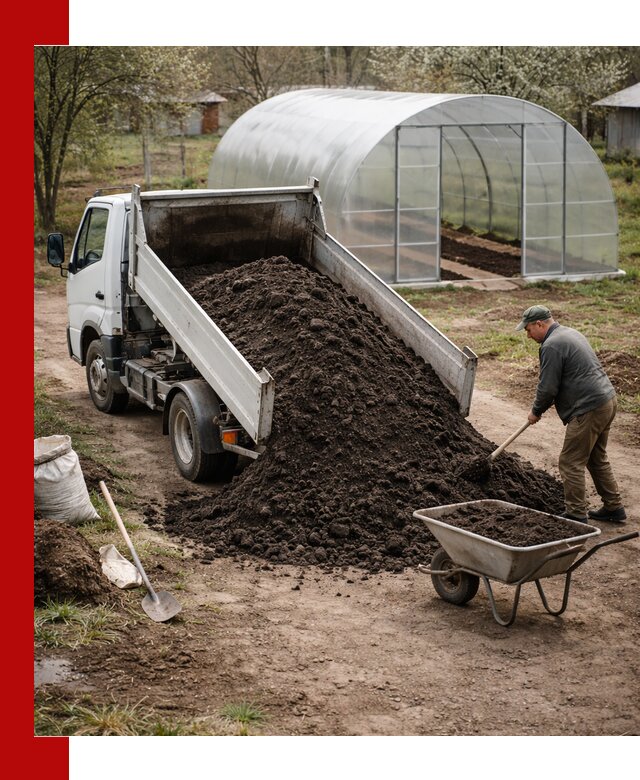 Чернозем для теплицы с доставкой в Петропавловске-Камчатском