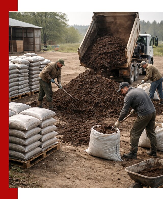 Доставка компоста оптом и в розницу в Петропавловске-Камчатском