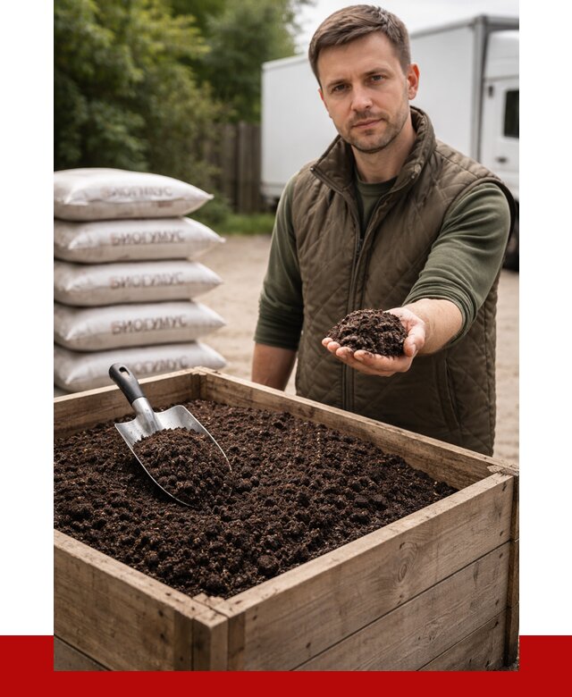 Купить биогумус в Петропавловске-Камчатском с доставкой от 8807 р. за куб | ПРОНЕРУДПтк