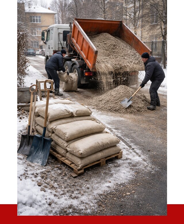 Противогололедные материалы оптом в Петропавловске-Камчатском от 4352 р. | ПРОНЕРУДПтк