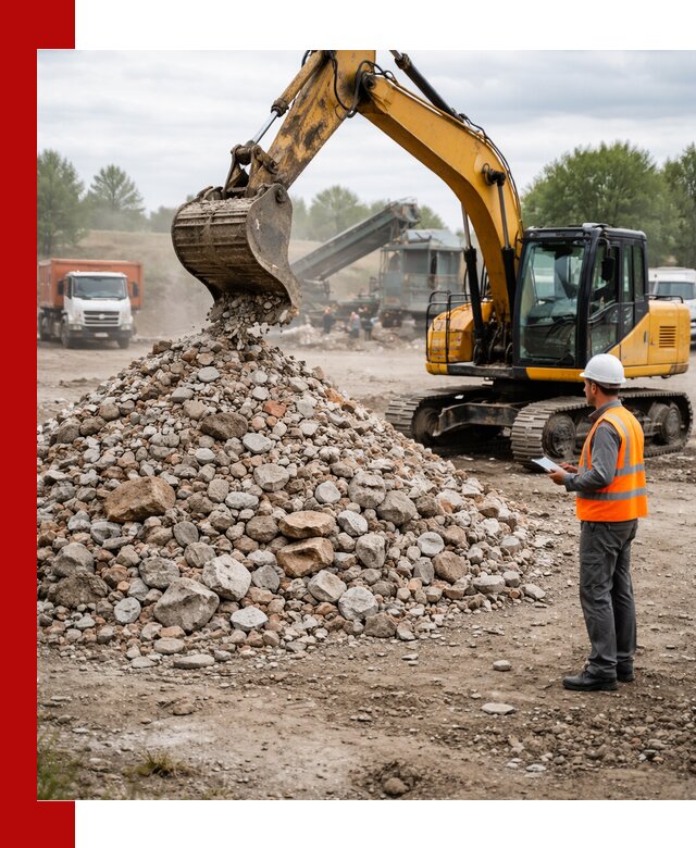 Доставка и вывоз строительного боя в Петропавловске-Камчатском