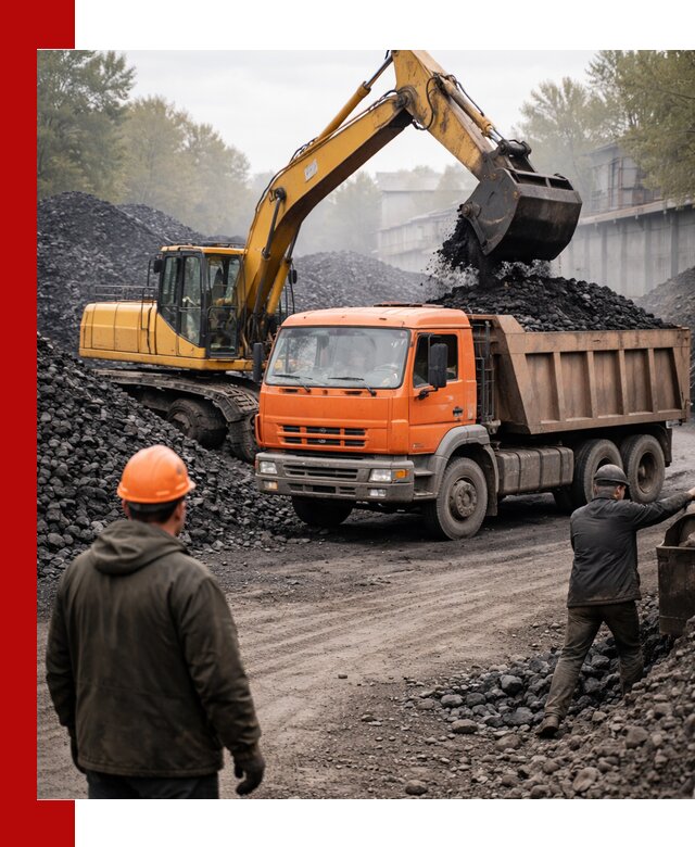Доставка угля автотранспортом в Петропавловске-Камчатском быстро и выгодно