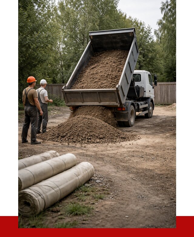 Доставка сыпучих материалов самосвалом в [cvi] от 4352 р. | ПРОНЕРУДПтк